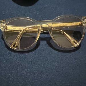 Chloe transparent round sunglasses